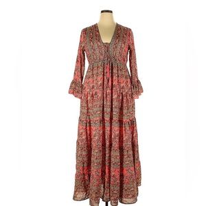 Plus size dress size 2X maxi with ruffles